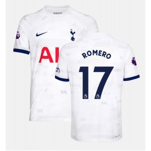 Tottenham Hotspur Cristian Romero #17 Koszulka Podstawowych 2023-24 Krótki Rękaw